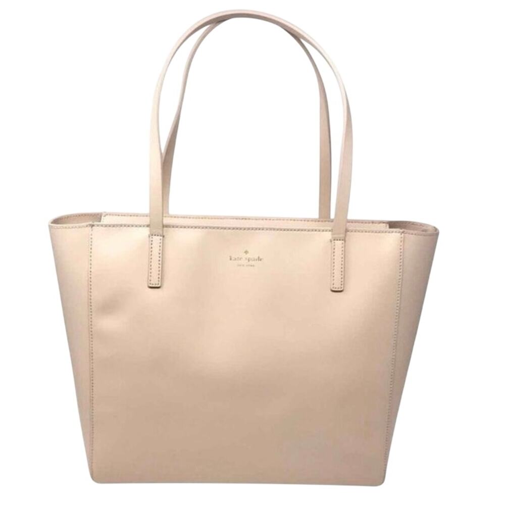 KATE SPADE White Street Violeta Leather Zip Top Tote Bag in Light Pink WKRU5444